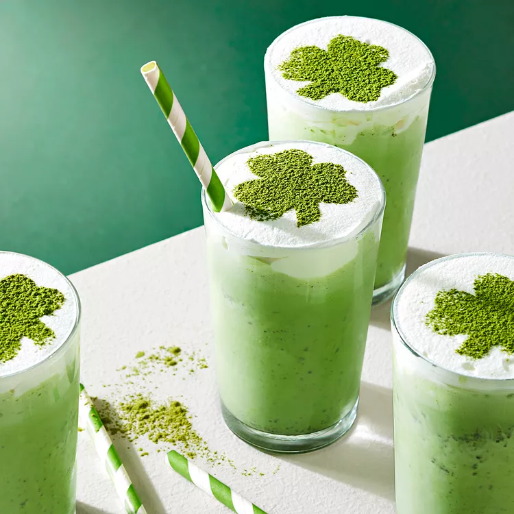 Mint Matcha Milk Shake