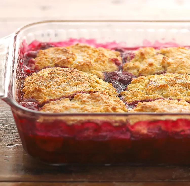 Homemade Cherry Cobbler Recipe