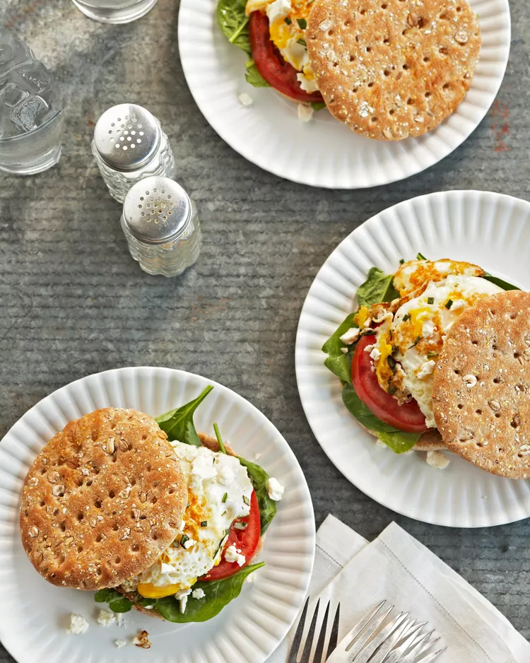 Mediterranean Breakfast Sandwiches