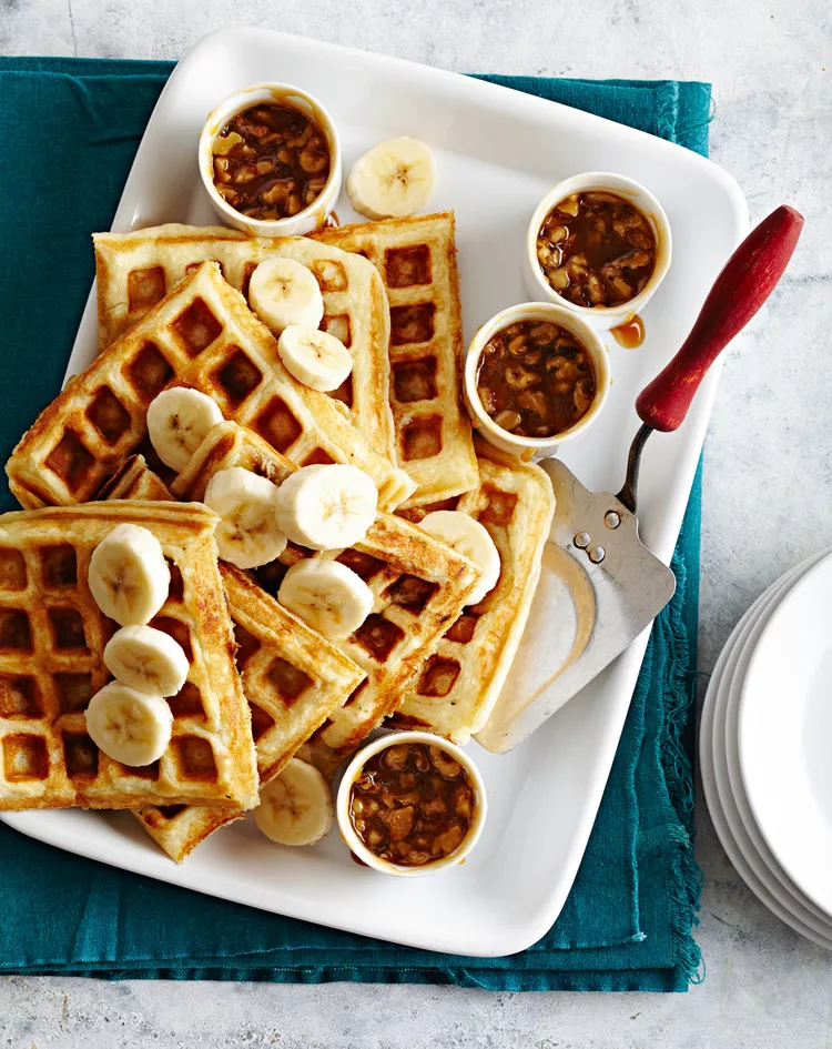 Buttermilk-Banana Waffles