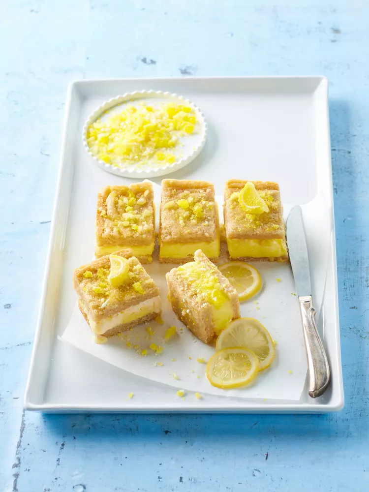 Lemon Bar Cookie Ice Cream Sandwiches