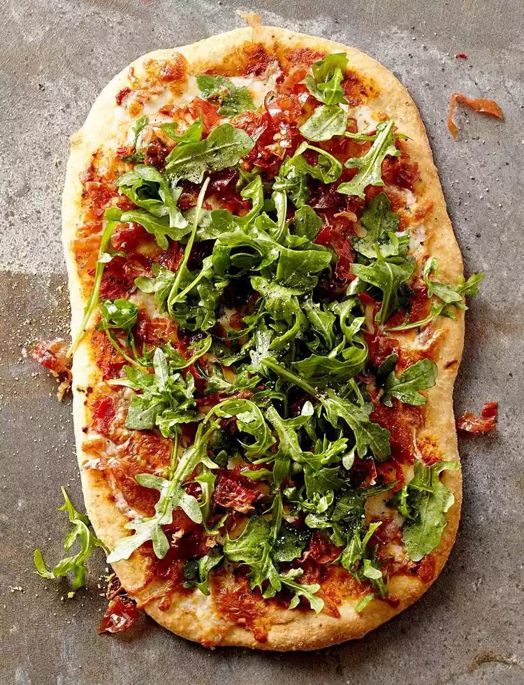 Pesto-Prosciutto Flatbread