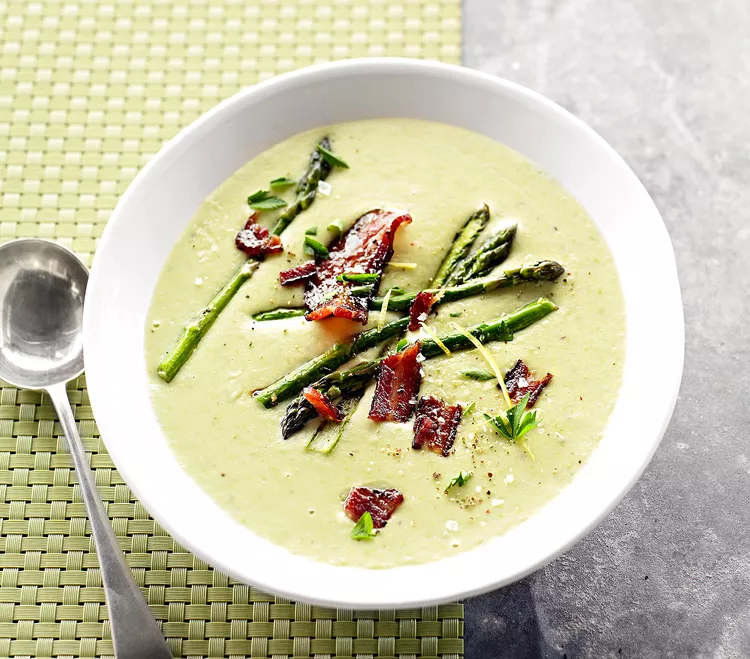 Creamy Potato and Asparagus Soup