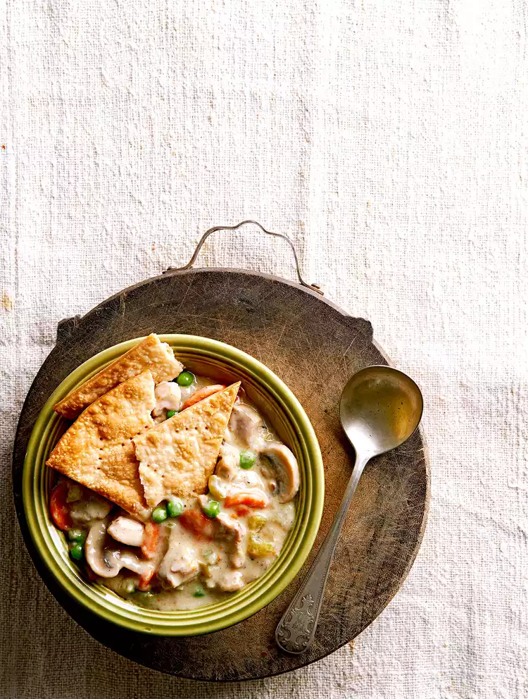 Slow Cooker Chicken Pot Pie