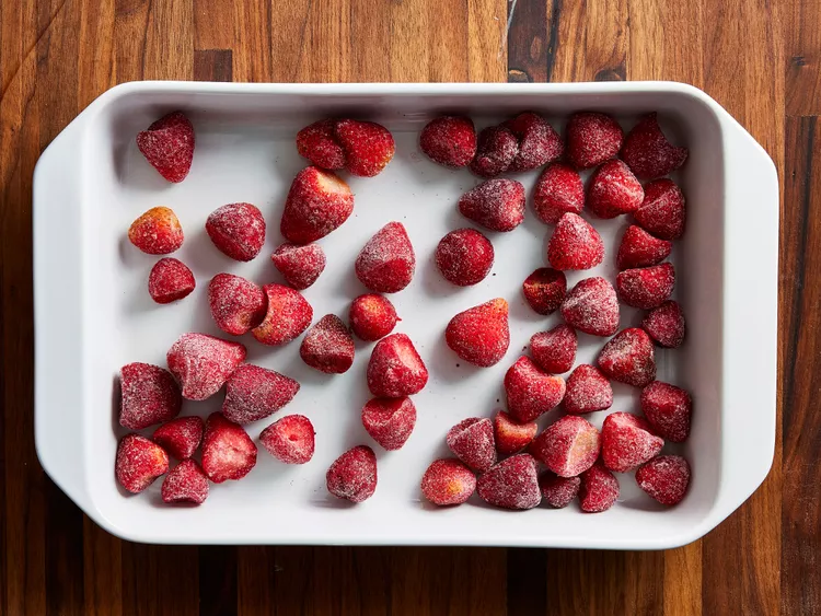 4-Ingredient Strawberry Dump Cake