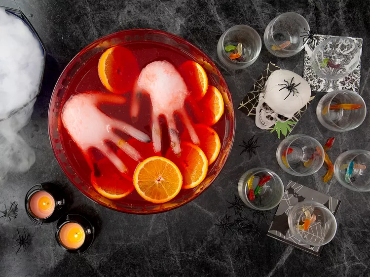 Floating Hand Halloween Punch