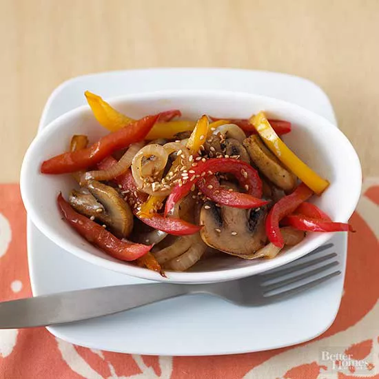 Garlic and Pepper Stir-Fry