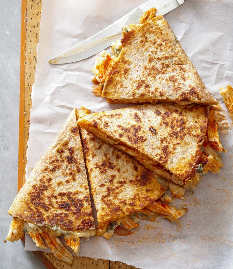 Buffalo Chicken Quesadillas