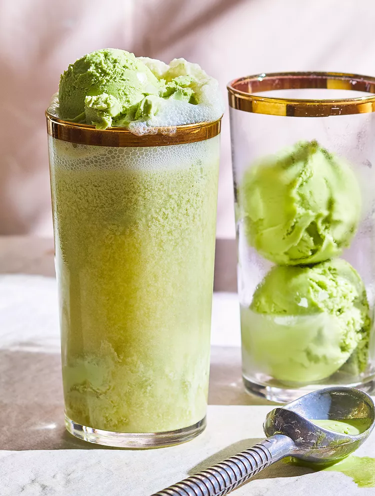 Green Tea Float