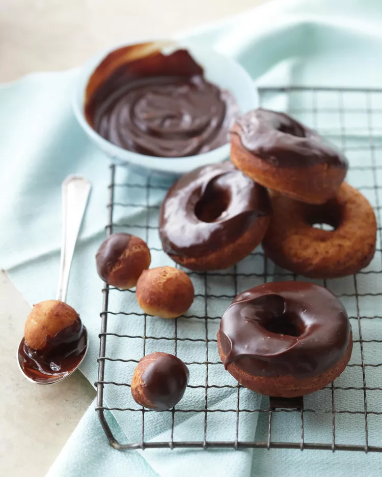 Chocolate-Banana Donuts