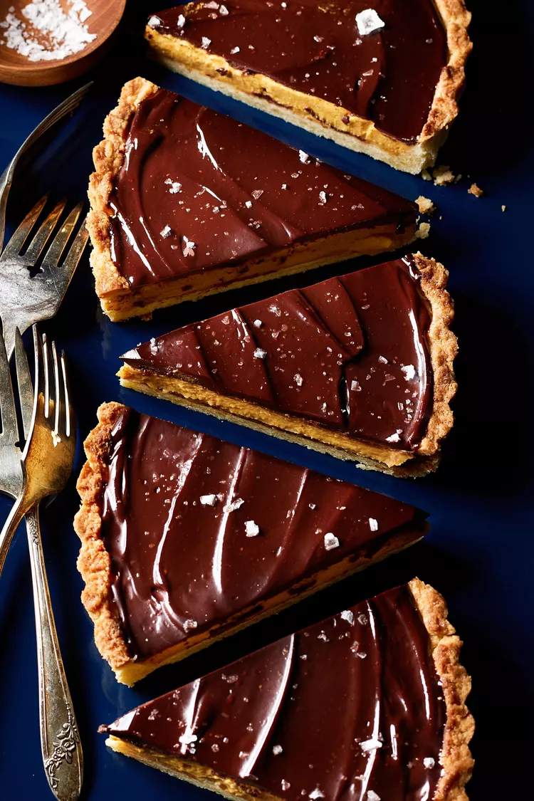 Our Million Dollar Pumpkin Tart Is Filled with Rich Caramel and Chocolate