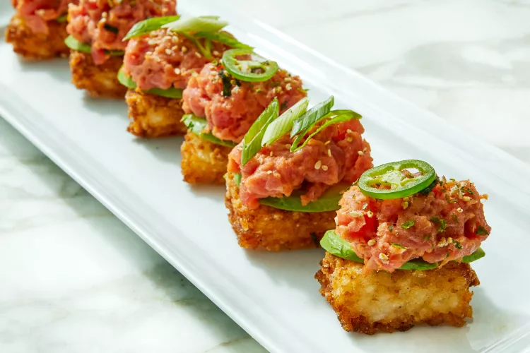 Crispy Rice Sushi Bites