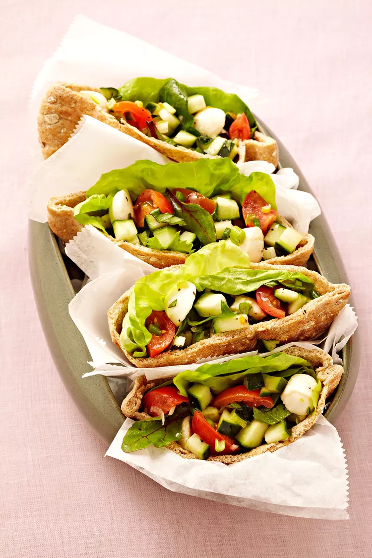 Caprese Salad Pita Pockets