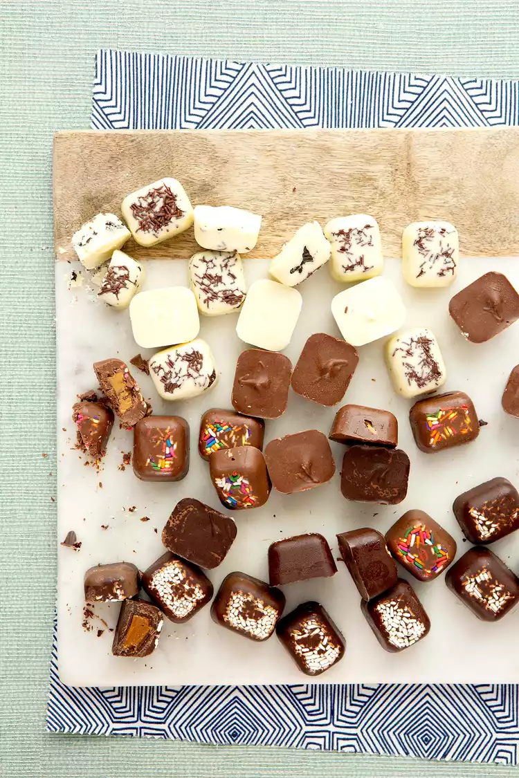 Ice Cube Tray Chocolates