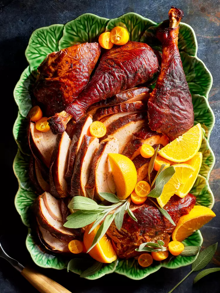 This Smoked Mole-Inspired Turkey Is Juicy and Flavorful