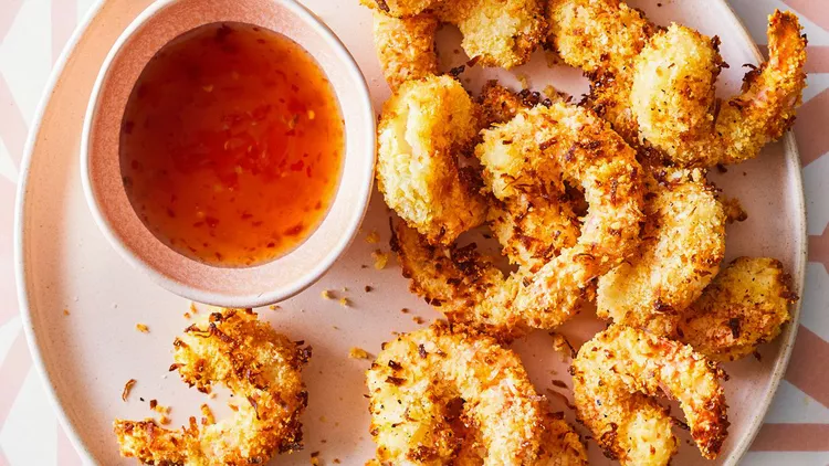 Air-Fryer Panko Coconut Shrimp