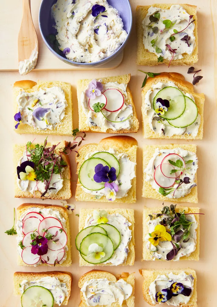 Viola Tea Sandwich Recipe