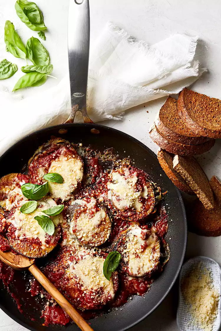 Quick Eggplant Parmigiana