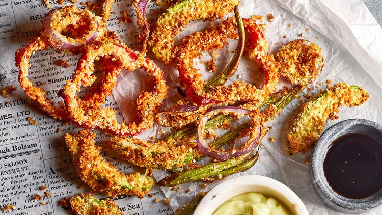 "Fried" Tempura Veggies