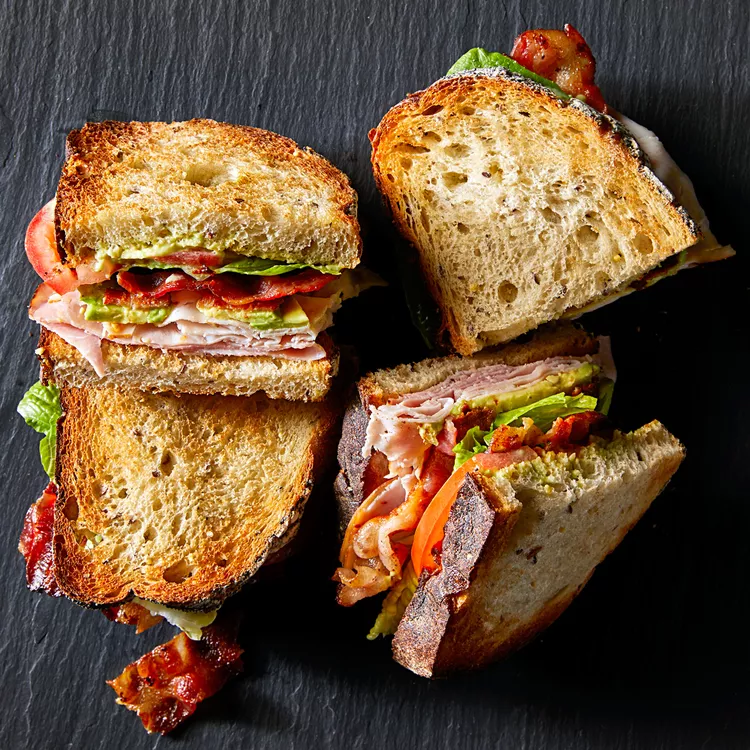 Avocado BLT Club Sandwiches