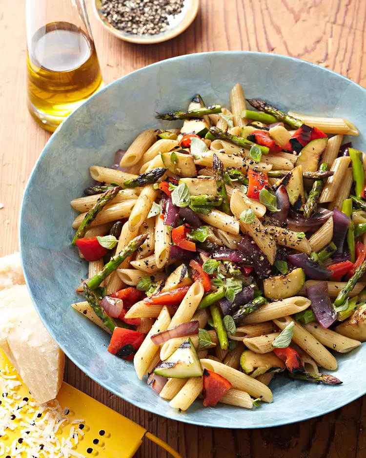 Grilled Veggie Pasta Salad