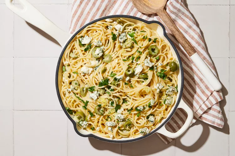 We Perfected the Dirty Martini Pasta Recipe That's Going Viral on TikTok