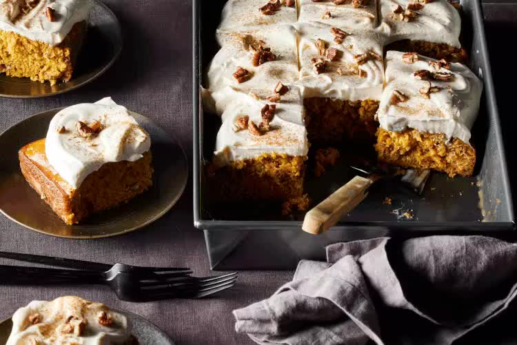 Easy Pumpkin Poke Cake Is the Best Dessert You'll Have This Fall