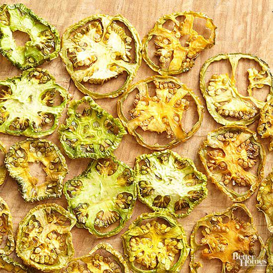 Dried Green Tomatoes