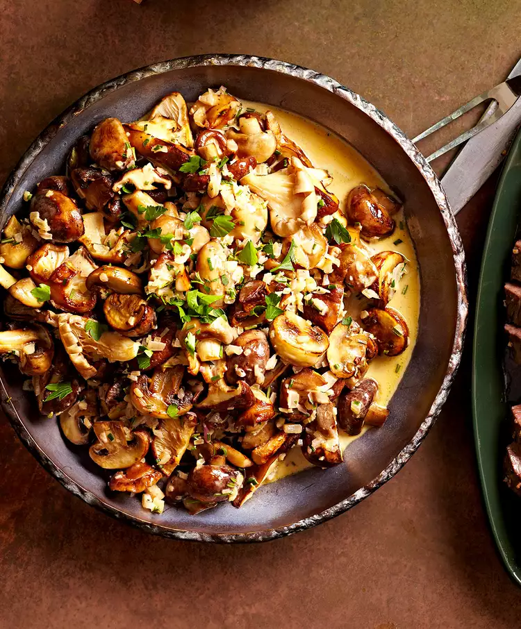 Mushroom Fricassee with Fresh Herbs