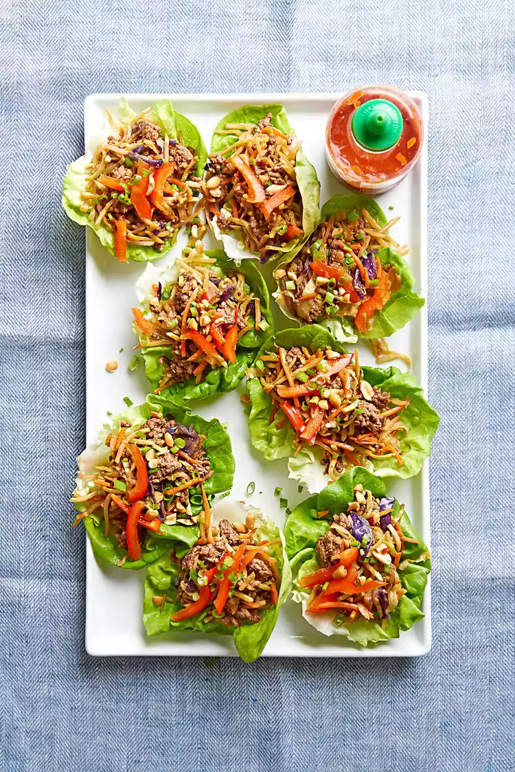 Korean Beef Lettuce Wraps