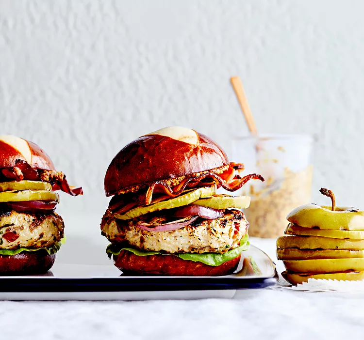 Chicken-Apple Burgers