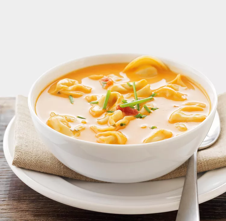 Tomato-Tortellini Soup