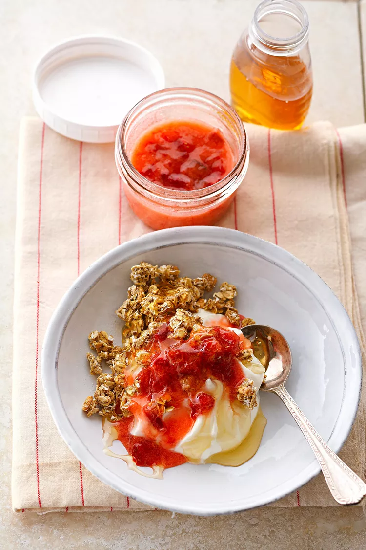 Strawberry-Rhubarb Freezer Jam