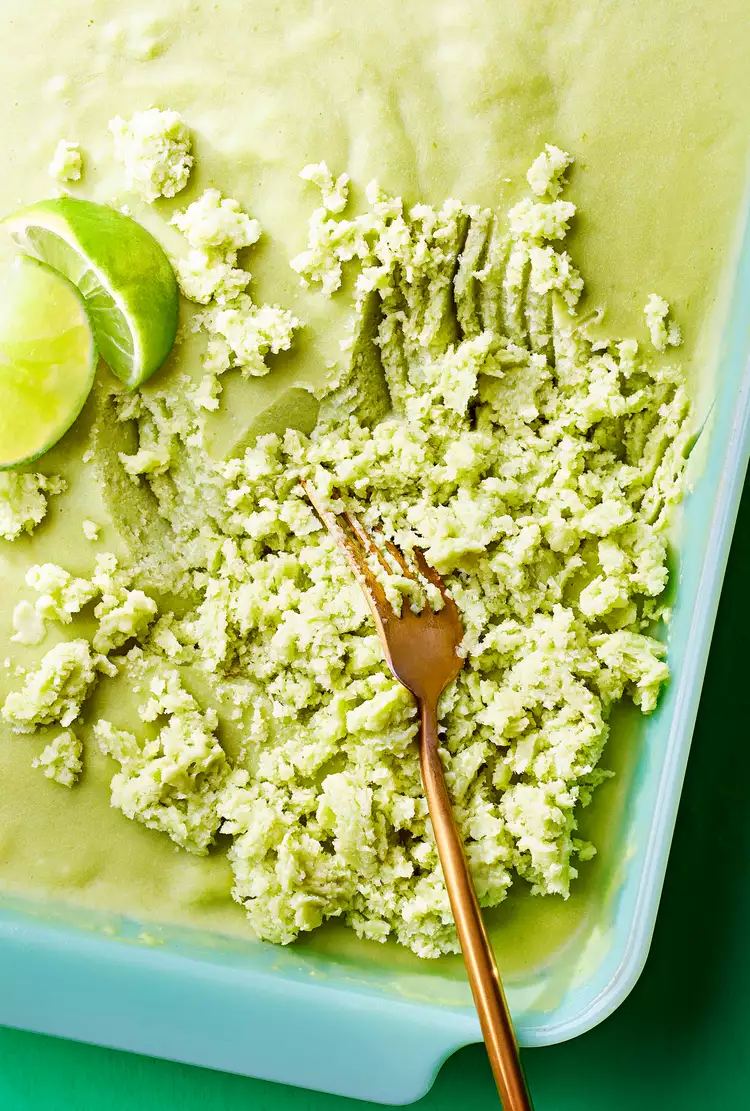 Ginger-Lime Avocado Granita