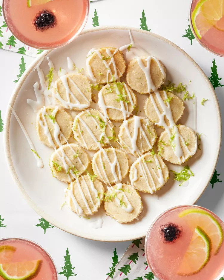 Margarita Shortbread Cookies