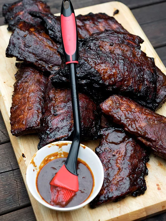 Backyard Barbecue Ribs with Dr. Pepper Barbecue Sauce