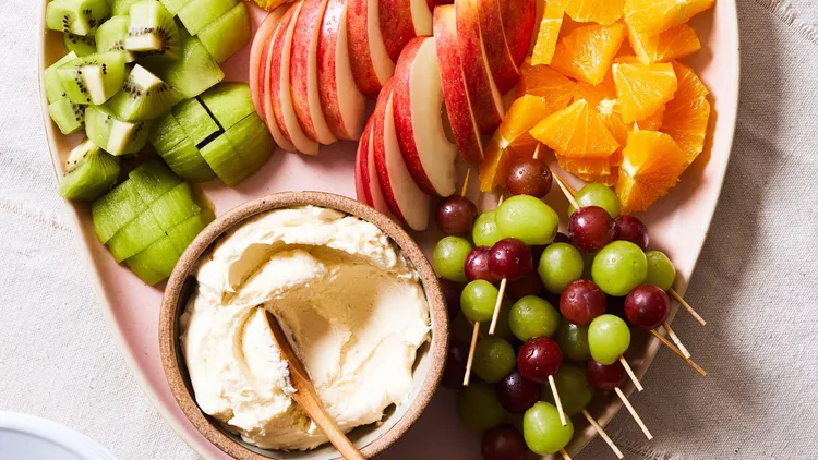 Fruit Platter with Maple-Mascarpone Dip