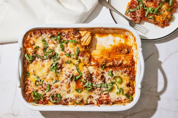 This Easy Dump and Bake Manicotti Has a Genius Shortcut: String Cheese