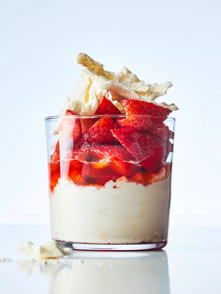 Eton Mess with Strawberries & Whipped Ricotta