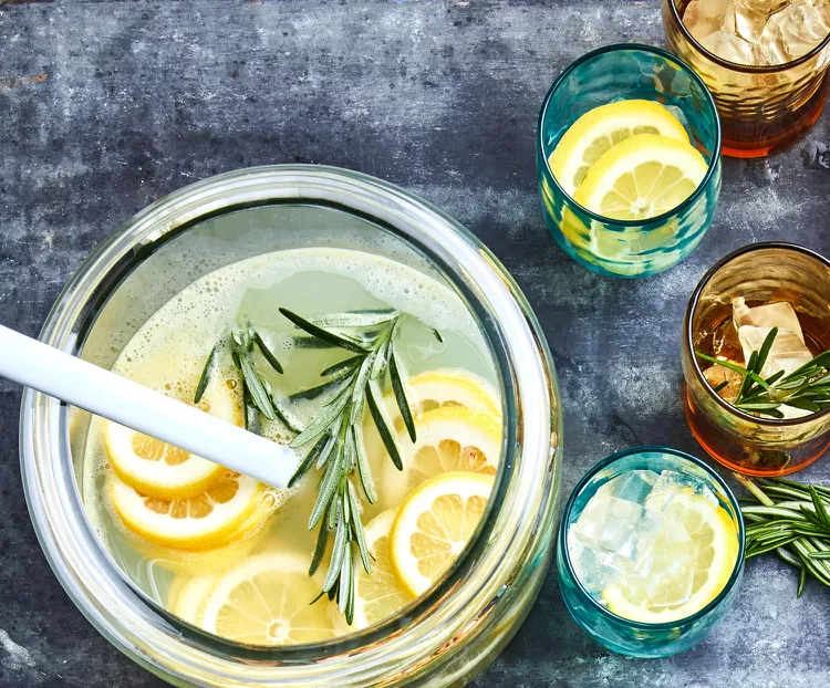 Big-Batch Rosemary Lemonade