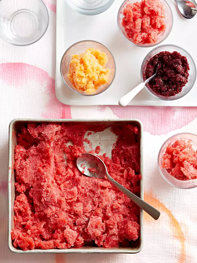 Stone Fruit Granita