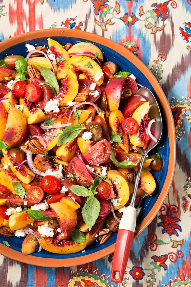 Peach & Tomato Salad