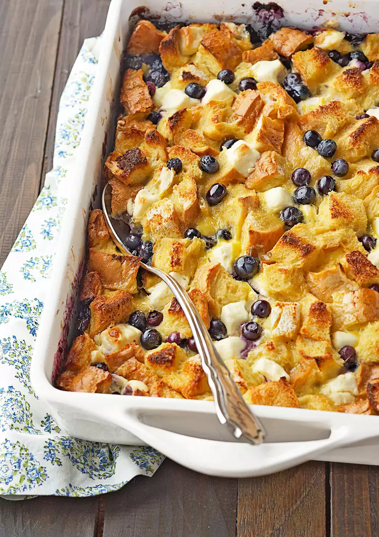 Blueberry Surprise French Toast Casserole