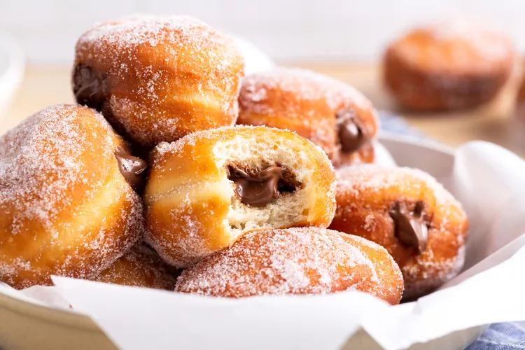 Chocolate-Filled Donuts