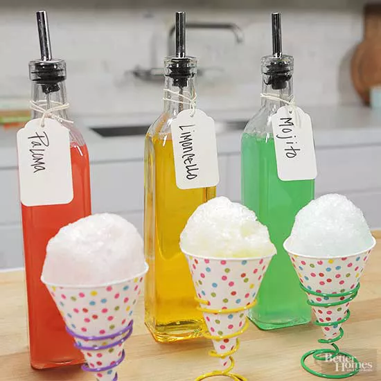 Boozy Snow Cones