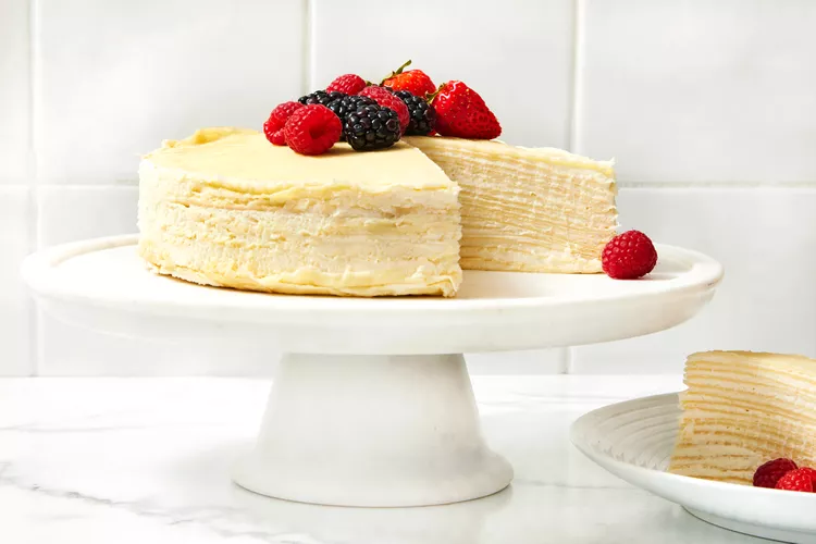 This Lemon Lavender Crepe Cake Is the Ultimate Spring Dessert