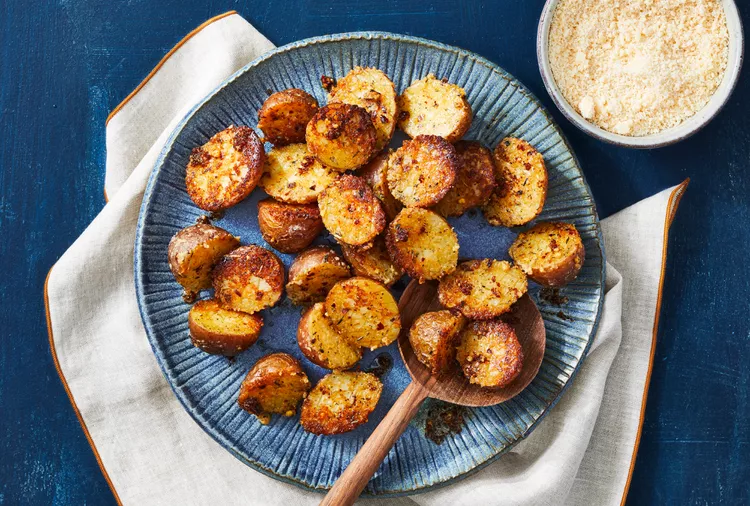 These Parmesan Crusted Potatoes Are the Perfect Side Dish