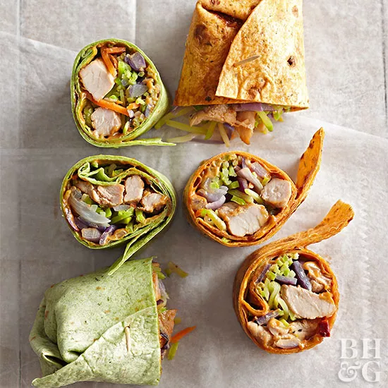 Thai Pork Wraps