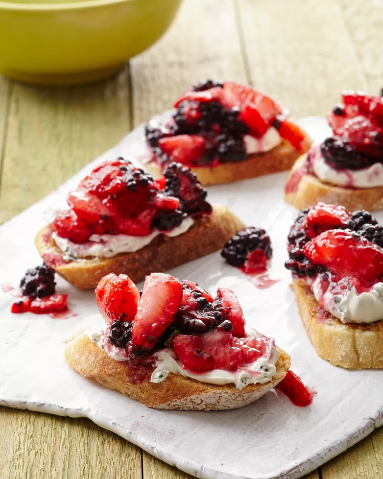 Fresh Berry Bruschetta