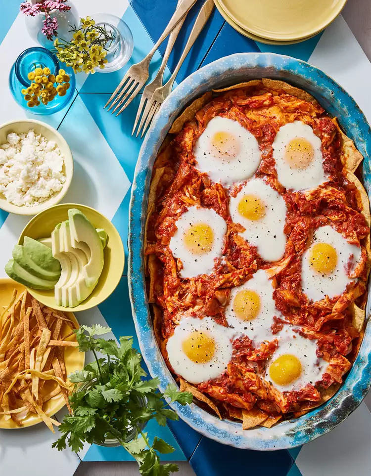 Chilaquiles Breakfast Casserole